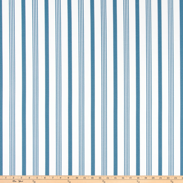 Outdoor Fabric - Rowan Island Blue Polyester By Premier Prints