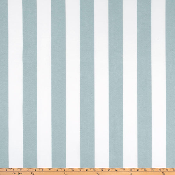 Outdoor Fabric - Stripe Belmont Blue Polyester By Premier Prints