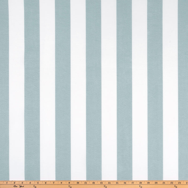 Outdoor Fabric - Stripe Belmont Blue Polyester By Premier Prints