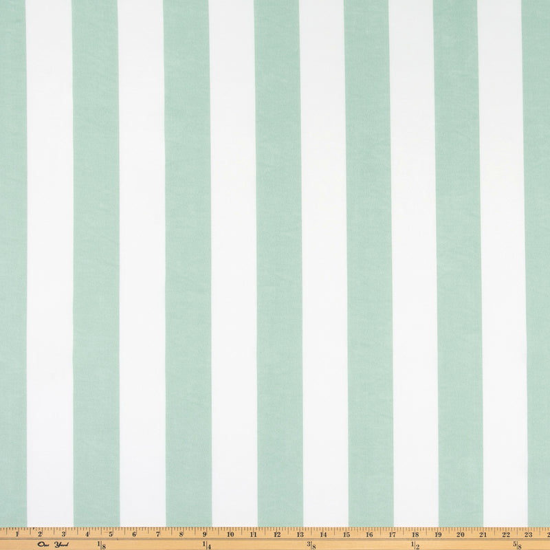 Outdoor Fabric - Stripe Blue Stone Polyester By Premier Prints