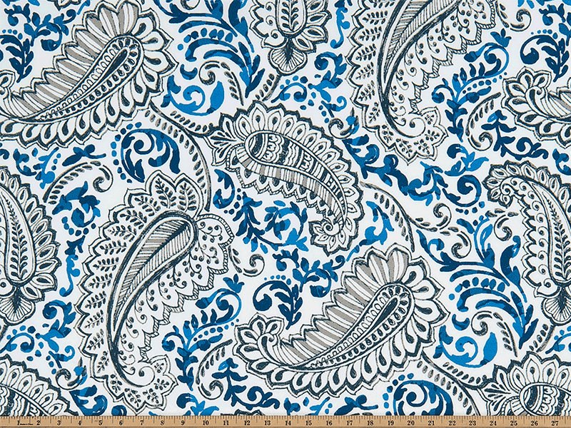 Outdoor Fabric - Shannon Oxford Cobalt | Shop Fabric By The Yard ...